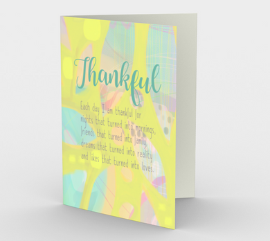 0393 Thankful Card by DeloresArt - deloresartcanada