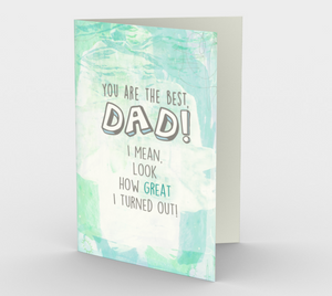1254. You Are The Best Dad  Card by DeloresArt