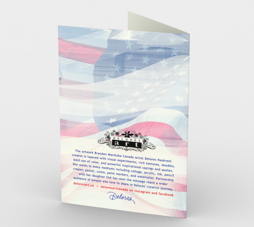 1376 Retirement/National Guard Card by Deloresart - deloresartcanada