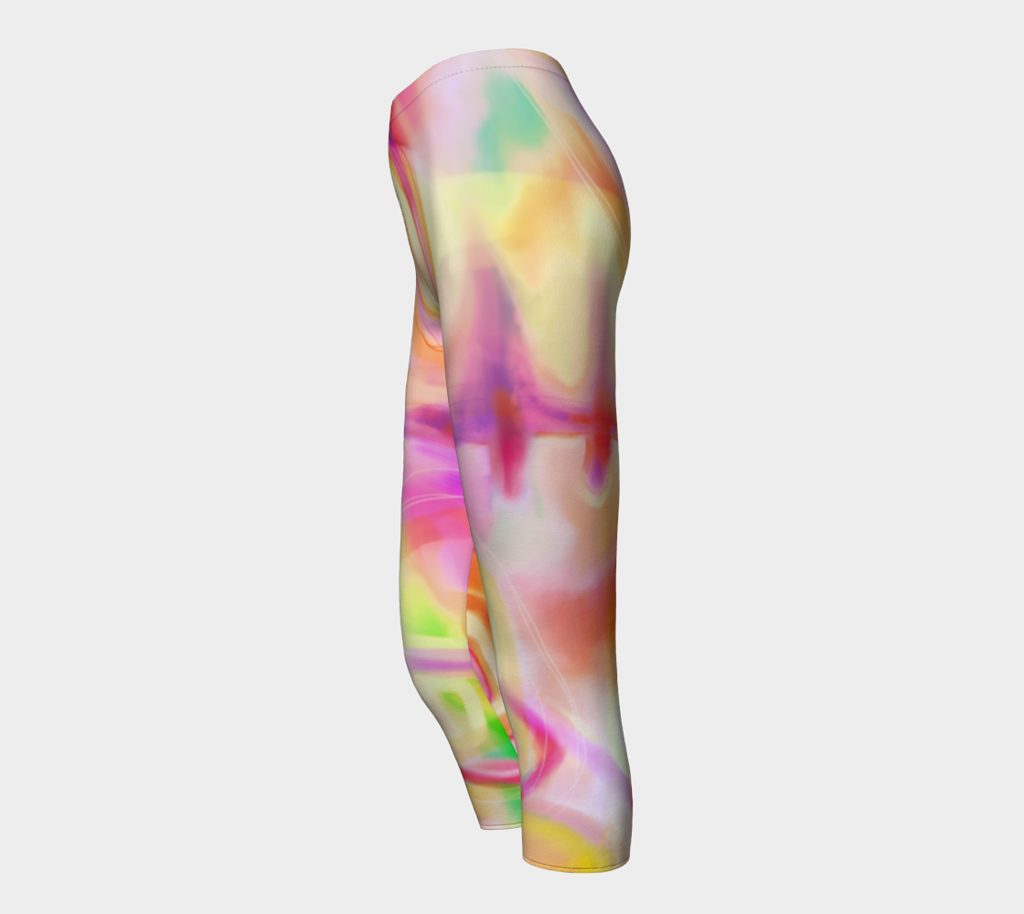 Apricot Pudding Capris by Deloresart - deloresartcanada