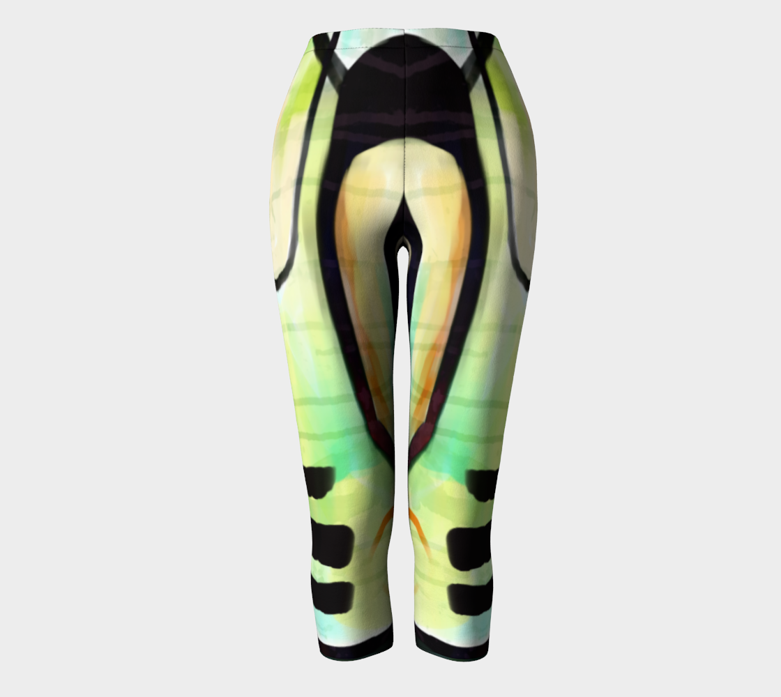 Tidal Current Capris by Deloresart - deloresartcanada