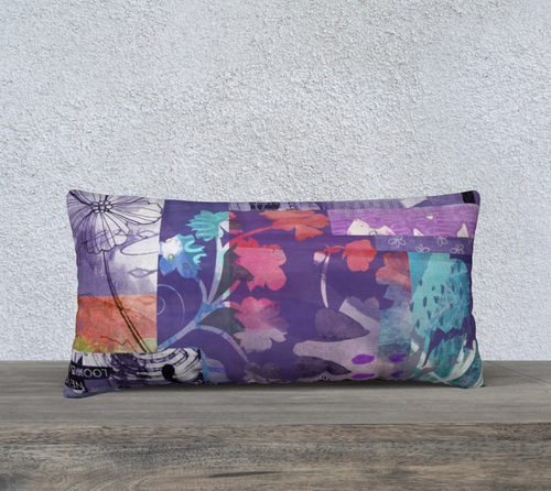 Elm Bud Lumbar Pillow by Deloresart