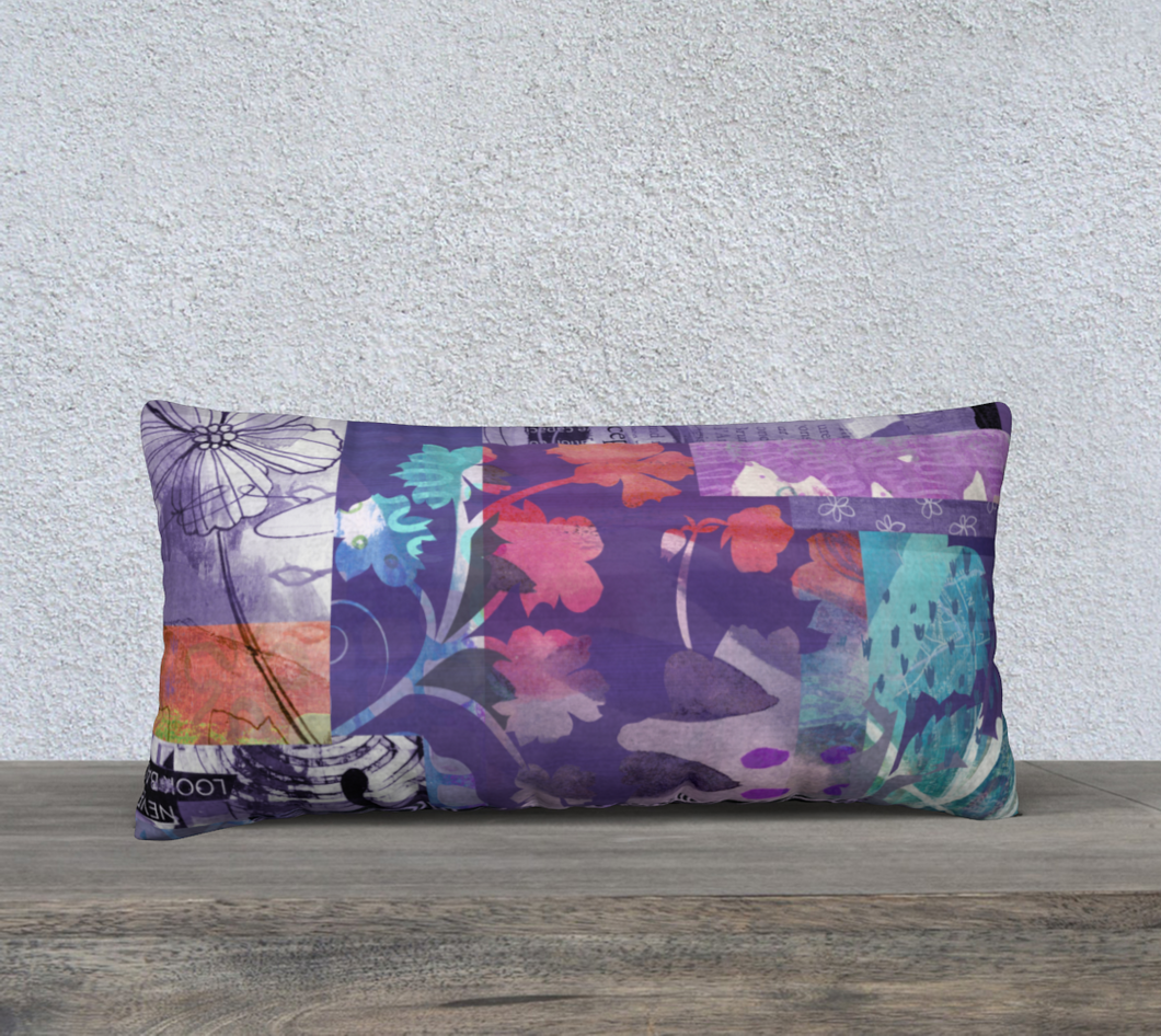 Elm Bud Lumbar Pillow by Deloresart