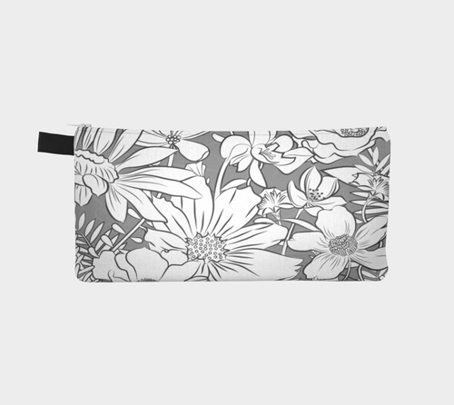 Flower Meadow Pencil Case by Deloresart - deloresartcanada