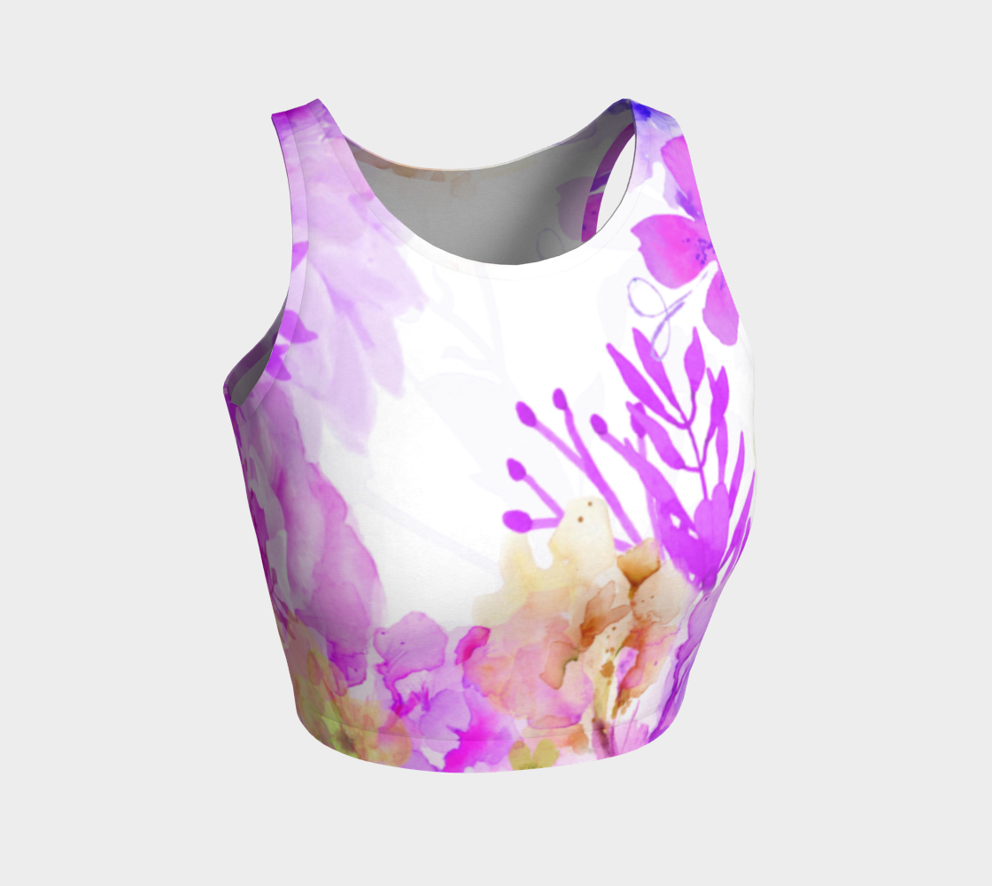 Nature's Bounty Crop Top by Deloresart - deloresartcanada