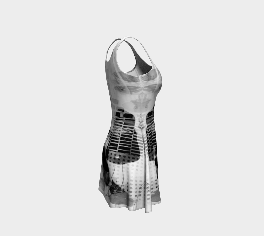 General Studies B & W Dress by Deloresart