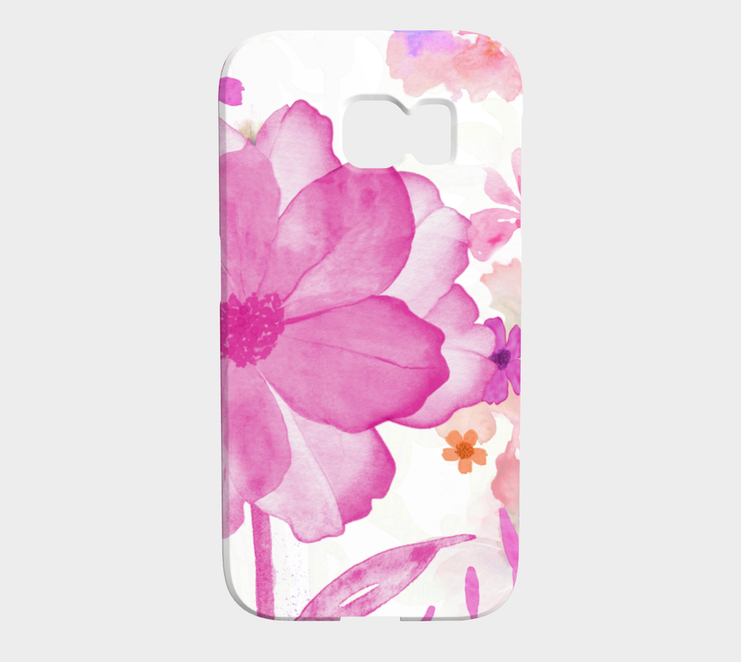 235a  Blue Garden Device Case - deloresartcanada