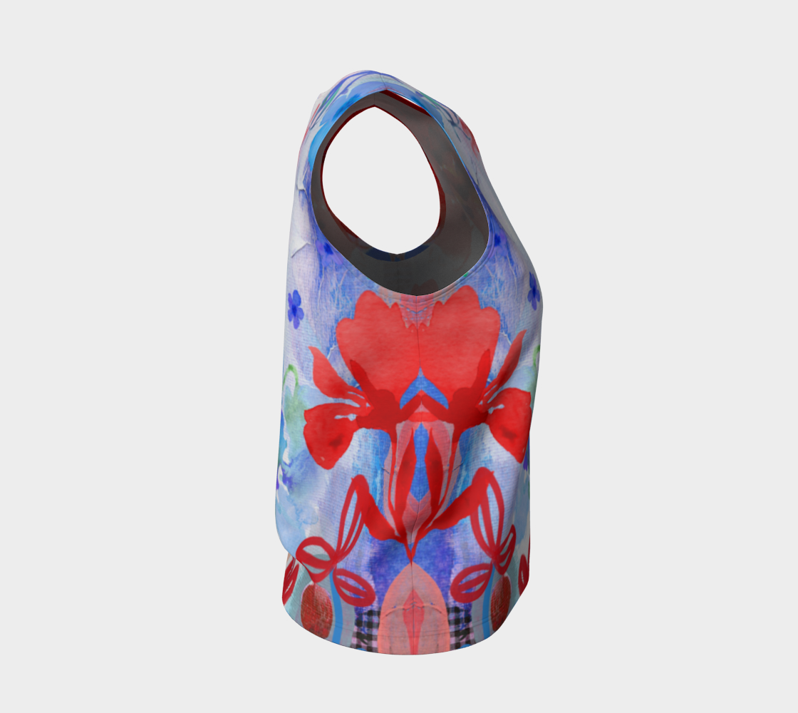 I Am A Queen Loose Tank by Deloresart - deloresartcanada