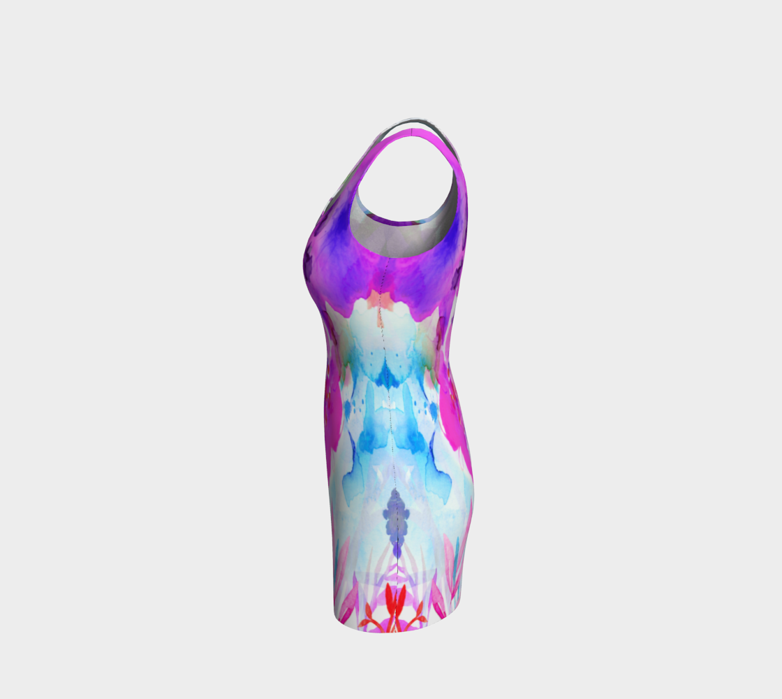 Purple Haze Bodycon Dress by Deloresart