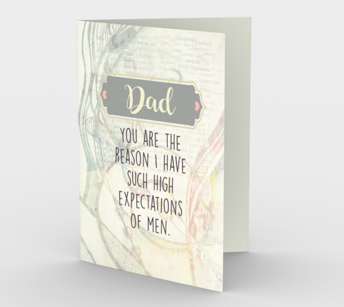 1217. Dad High Expectations  Card by DeloresArt