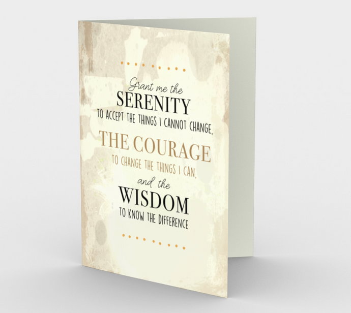 1314. Grant Me Serenity v.10  Card by DeloresArt