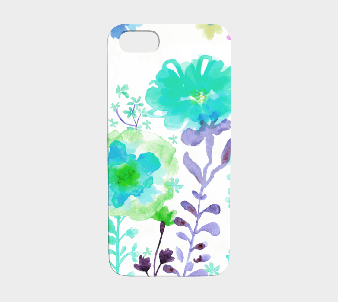 Grandma's Garden Device Case - deloresartcanada