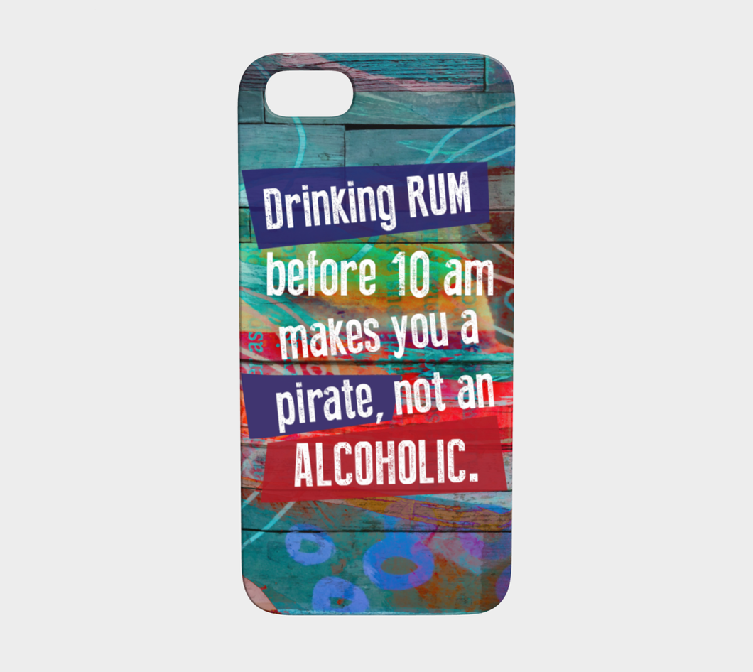 673  Drinking Rum Before 10am Device Case - deloresartcanada