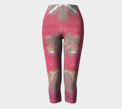 Flourish Collage Capris by Deloresart - deloresartcanada