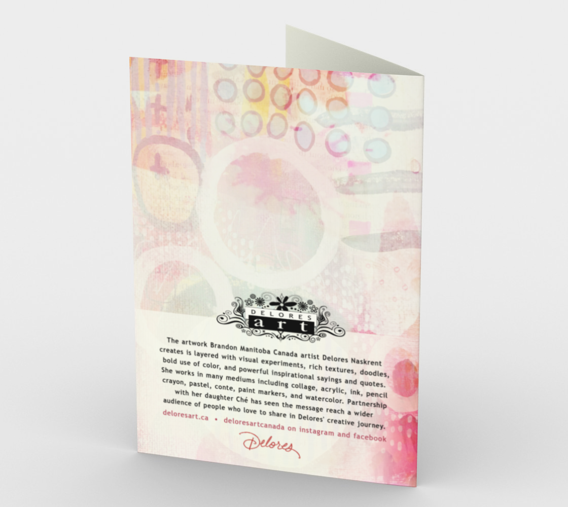 1359 Do Not Let Your Heart Card by Deloresart - deloresartcanada