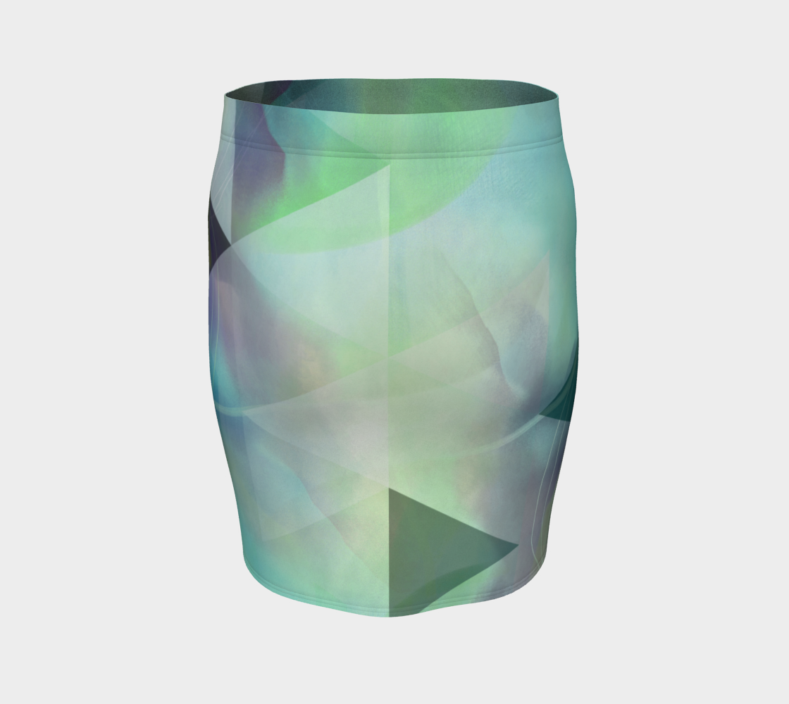 Be Still Textural Fitted Skirt by Deloresart - deloresartcanada