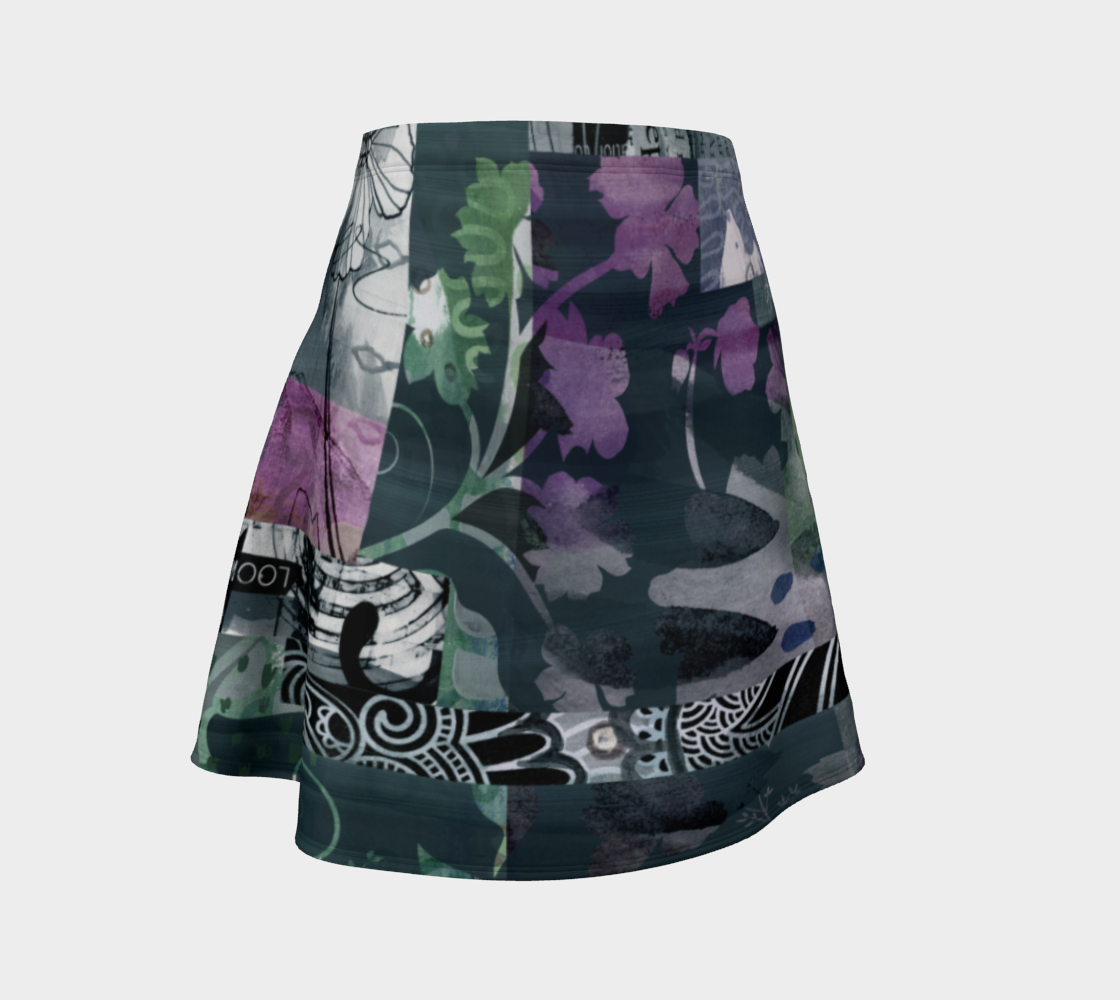Elm Bud Flare Skirt by Deloresart