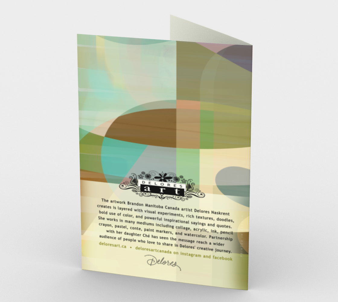 1160. Great Place To Work  Card by DeloresArt