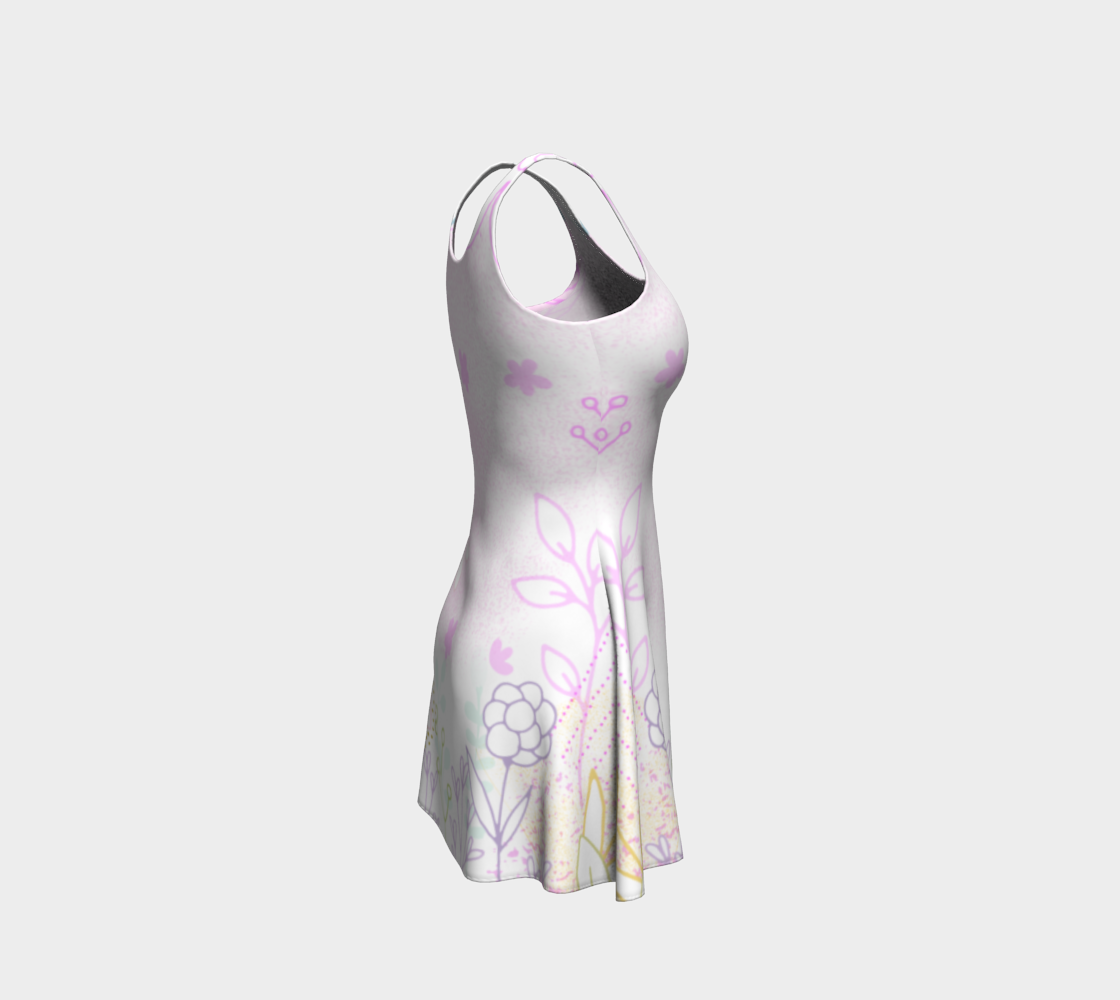When I Saw You I Fell In Love Dress by Deloresart