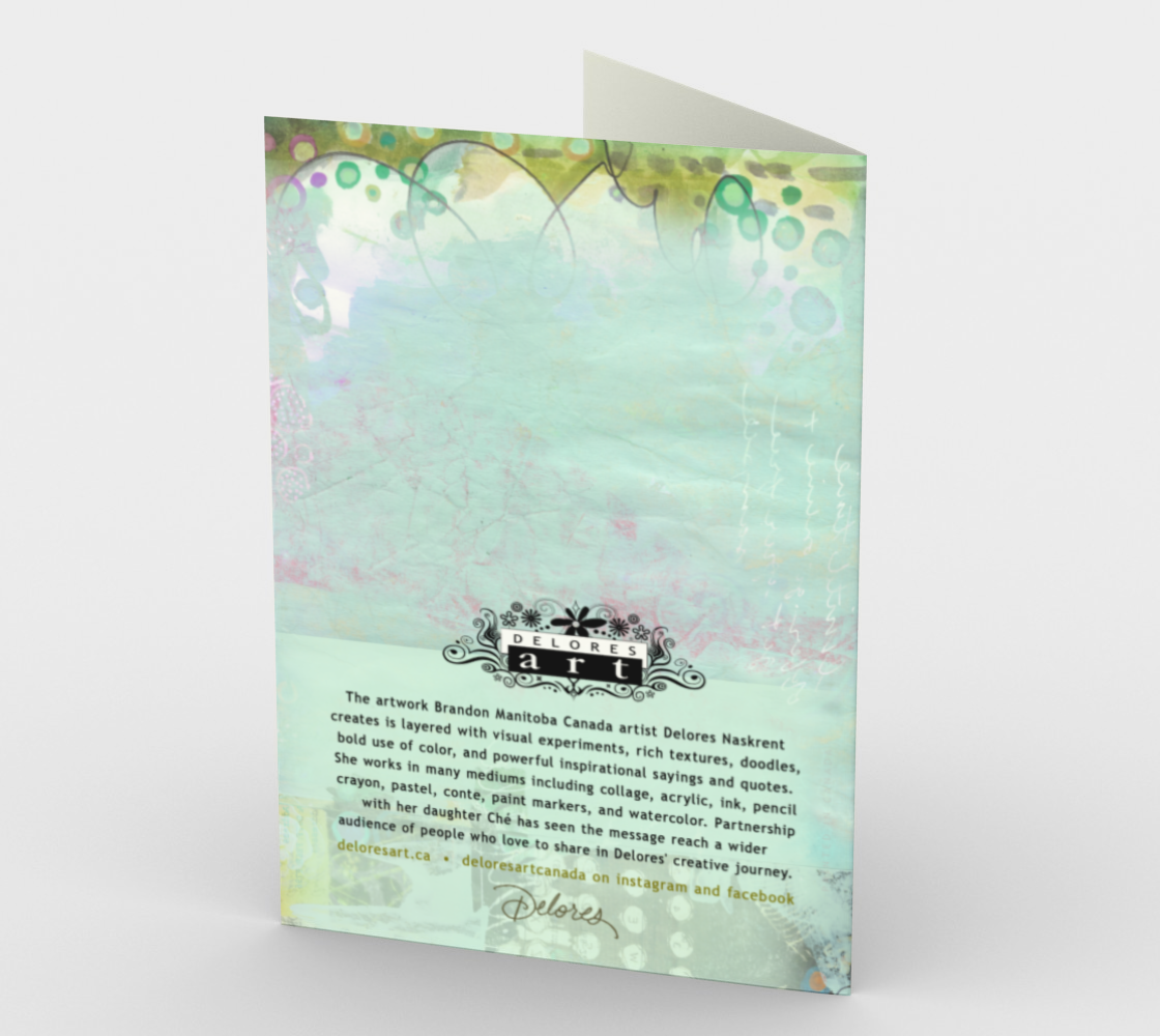 1345 Good Luck On Your New Job Card by Deloresart - deloresartcanada