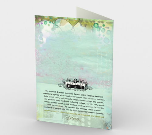 1345 Good Luck On Your New Job Card by Deloresart - deloresartcanada