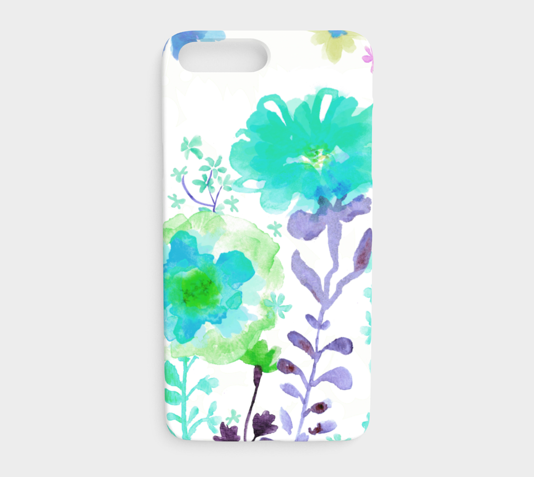 Grandma's Garden Device Case - deloresartcanada