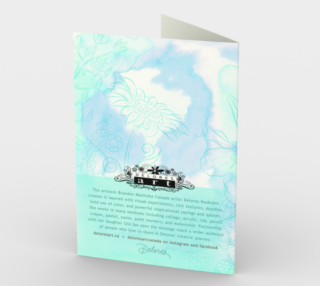 0082 Friends Are Family Card by DeloresArt - deloresartcanada