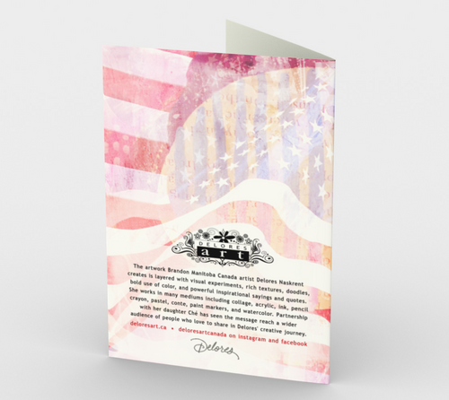 1391 What I Have With You Is Worth It Card by Deloresart - deloresartcanada