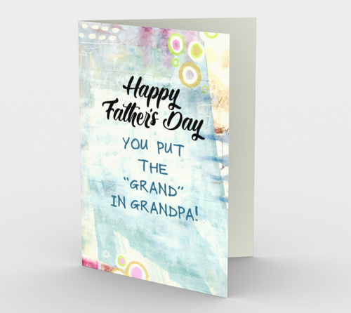 1226. Grand in Grandpa  Card by DeloresArt - deloresartcanada