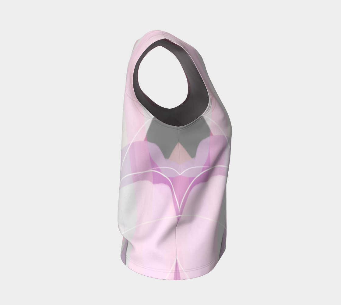 Shenanigans  Loose Tank by Deloresart in Soft Pinks - deloresartcanada
