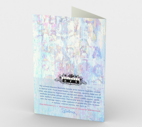 0757 Big Heart Teacher Assistant Card by Deloresart - deloresartcanada
