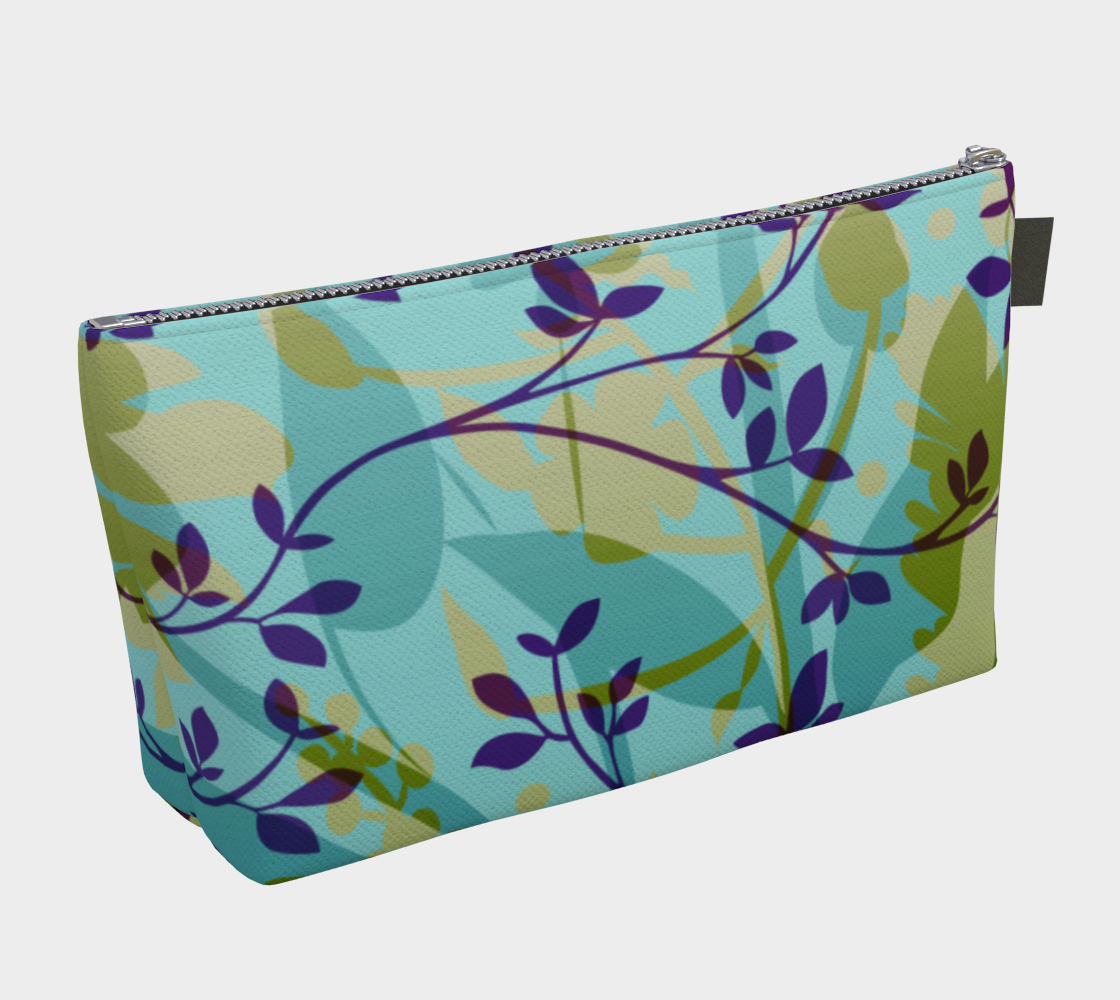 Fanciful Forest Makeup Bag - deloresartcanada