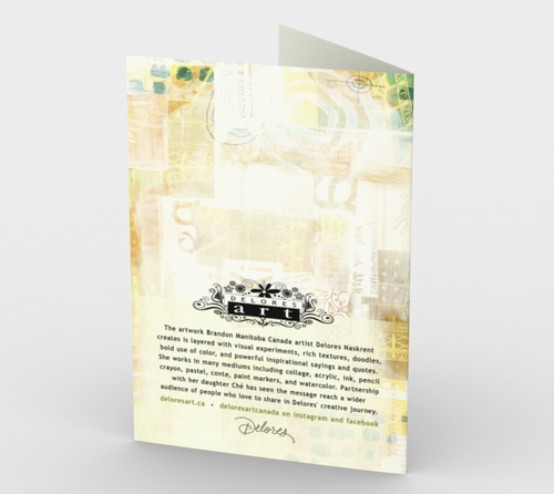 1224. Dad Token Of Proof  Card by DeloresArt - deloresartcanada