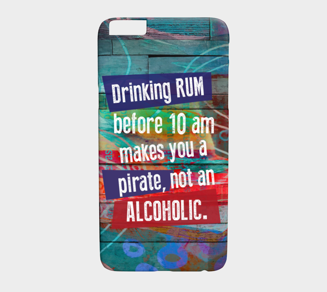 673  Drinking Rum Before 10am Device Case - deloresartcanada