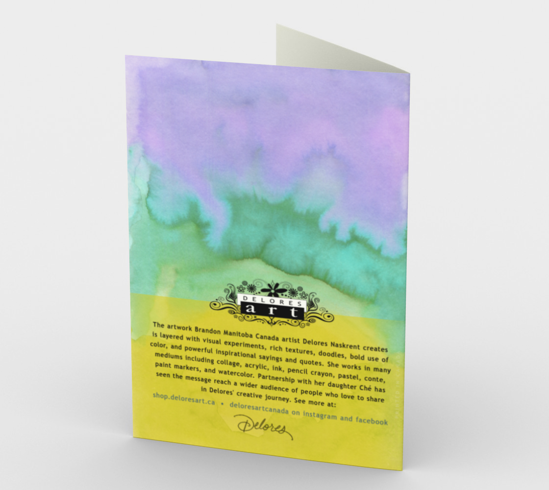 1413 Hello, Love Card by Deloresart - deloresartcanada