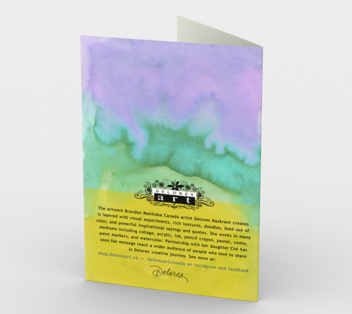 1413 Hello, Love Card by Deloresart - deloresartcanada