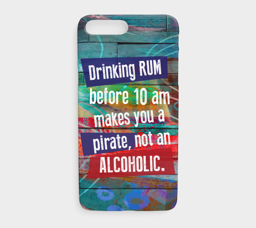 673  Drinking Rum Before 10am Device Case - deloresartcanada