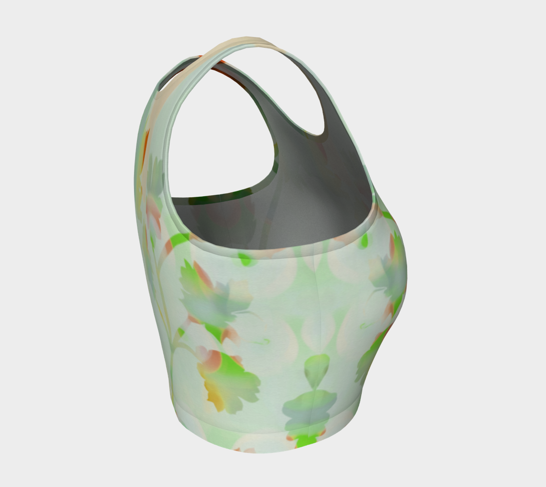 Francella Silhouette Crop Top by Deloresart - deloresartcanada