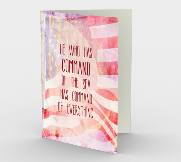 1361 He Who Has Command/Veteran Card by Deloresart - deloresartcanada