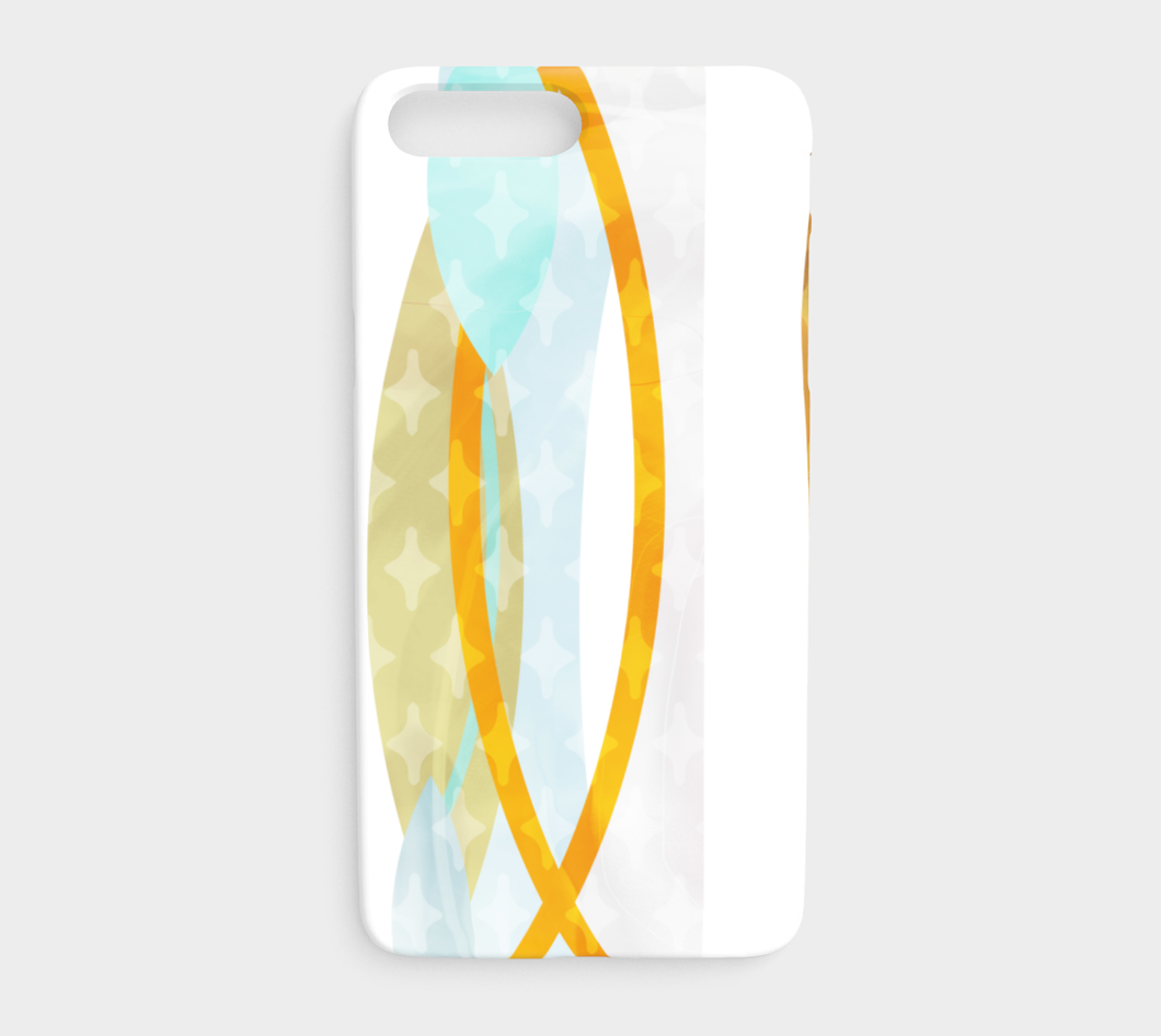 Del 489A Side By Side Green And Yellow Device Case - deloresartcanada