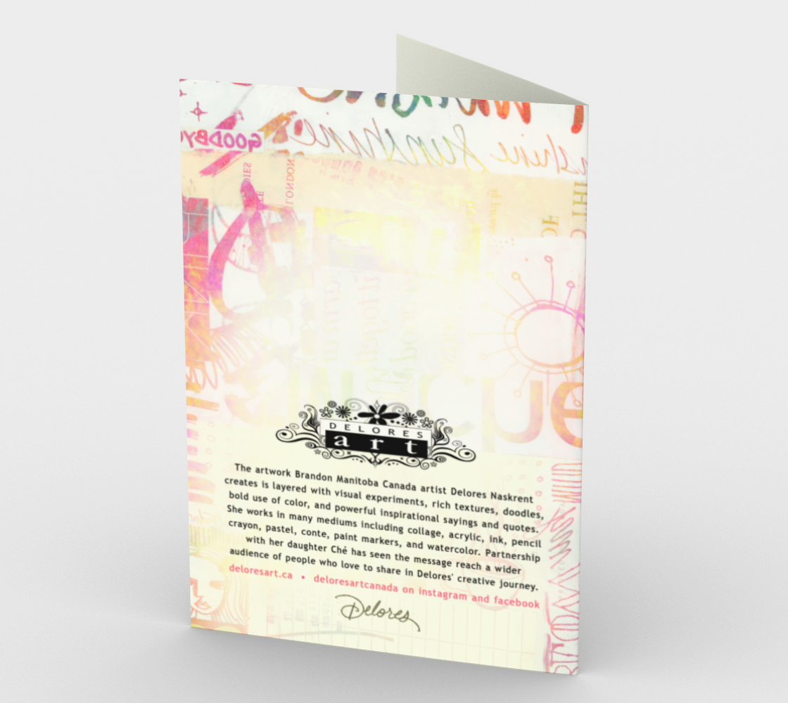 1229. Work Day Not Super Shitty Card of  Card by DeloresArt