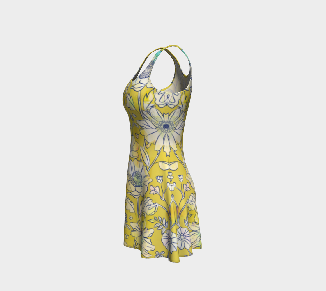 Francella Yellow Dress by Deloresart