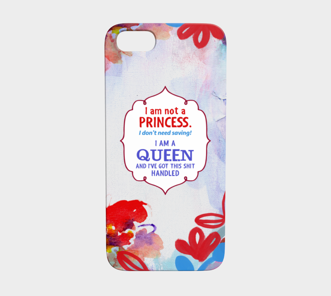 754  I Am A Queen Device Case - deloresartcanada