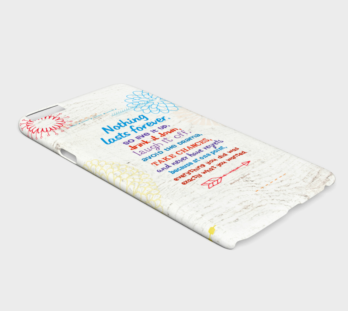 722  Nothing Lasts Forever Device Case - deloresartcanada