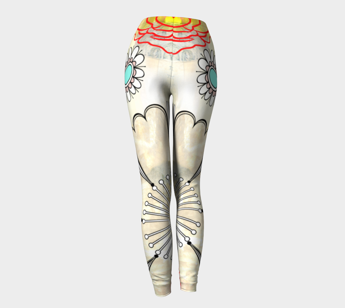 Flower Power Leggings by Deloresart