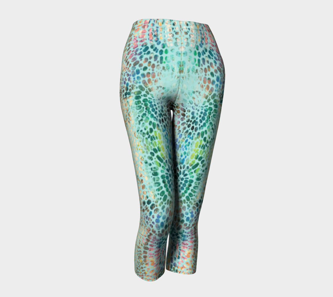 Elemental Greens Capris - deloresartcanada