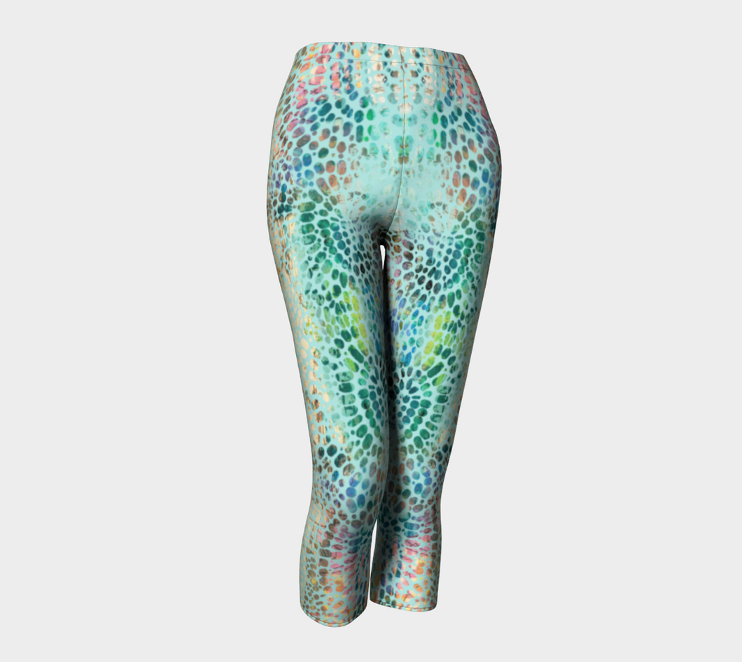 Elemental Greens Capris - deloresartcanada