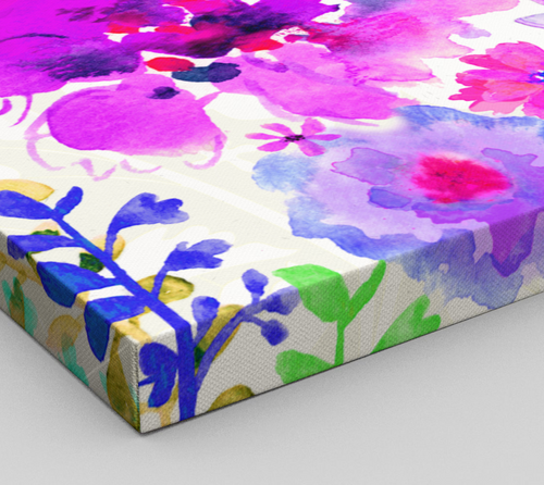 Magenta Floral - deloresartcanada
