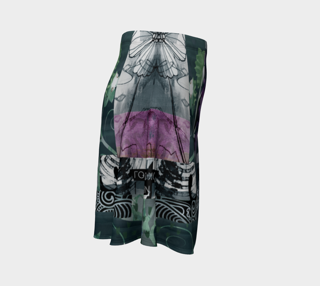 Elm Bud Flare Skirt by Deloresart
