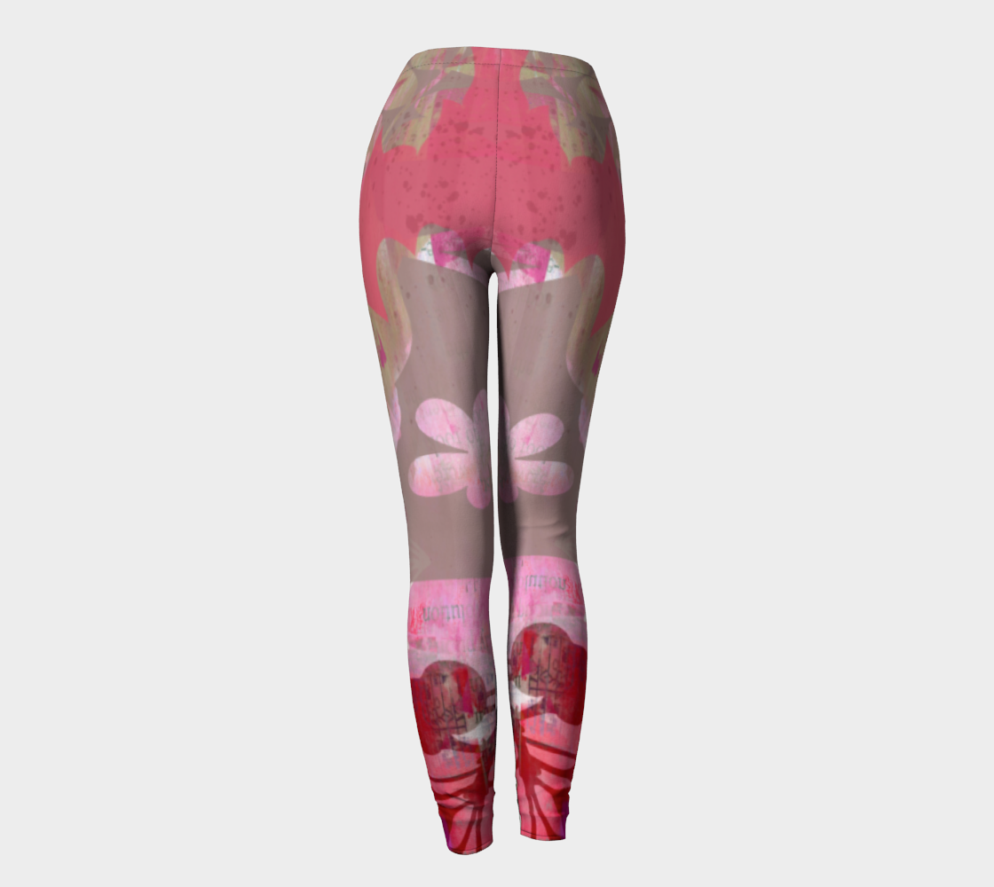 Flourish Collage Legging 2 by Deloresart - deloresartcanada